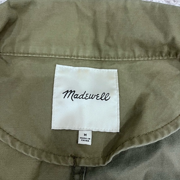 Madewell Olive Green Utility Jacket - Picture 7 of 9